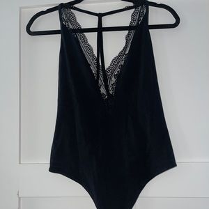 Express Black bodysuit